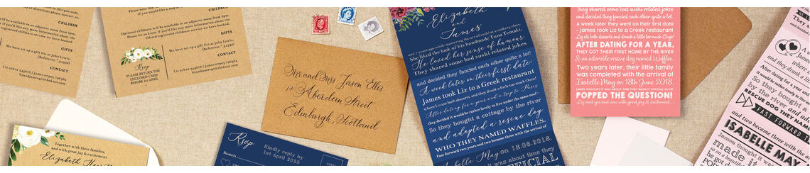 Floral - Love Story Wedding Invitations