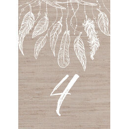 Dream Catcher Table Number