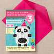 Panda Party Birthday Party Invitation additional 4