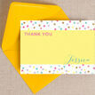 Pastel Confetti Personalised Thank You Card additional 2
