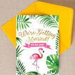 Flamingo Fiesta Tropical Wedding Invitation additional 4