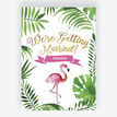 Flamingo Fiesta Tropical Wedding Invitation additional 1