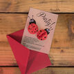 Handmade 3D Ladybird Printable Party Invitation additional 1