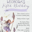 Vintage Flower Fairies Party Invitation additional 3