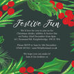 Hand Painted Leaves & Berries Christmas Party Invitation additional 2
