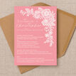 Floral Lace Wedding Invitation additional 2