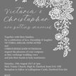 Floral Lace Wedding Invitation additional 5