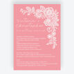 Floral Lace Wedding Invitation additional 1