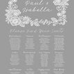 Floral Lace Wedding Seating Plan additional 5