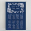 Floral Lace Wedding Seating Plan additional 2