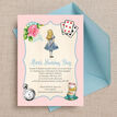 Alice in Wonderland Naming Day Ceremony Invitation additional 2