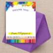 Art & Craft Themed Thank You Card additional 1