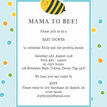 Bumble Bees Baby Shower Invitation - Blue additional 3