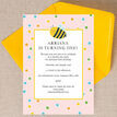 Bumble Bees Party Invitation - Pink additional 2
