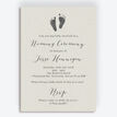 Rustic Calligraphy Naming Day Ceremony Invitation additional 1