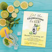 Gin & Tonic Themed Birthday Party Invitation additional 2