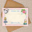 Pink & Blue Alice in Wonderland Thank You Card additional 2