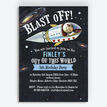 Spaceman / Astronaut Themed Birthday Party Invitation additional 1