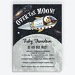 Spaceman 'Over the Moon' Baby Shower Invitation additional 1