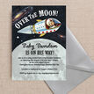 Spaceman 'Over the Moon' Baby Shower Invitation additional 3