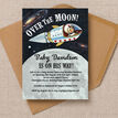 Spaceman 'Over the Moon' Baby Shower Invitation additional 2