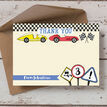 Racing Cars Personalised Thank You Card additional 2