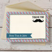 Little Man/ Moustache Themed Thank You Card additional 1