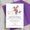 Circus Friends Naming Day Ceremony Invitation additional 3