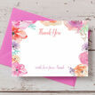 Pastel Floral Thank You Card additional 3