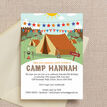 Camping Themed Birthday Party Invitation additional 3