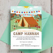 Camping Themed Birthday Party Invitation additional 4
