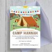 Camping Themed Birthday Party Invitation additional 5