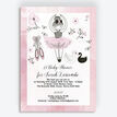 Prima Ballerina Baby Shower Invitation additional 1