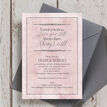 Pastel Pink Quote Wedding Anniversary Invitation additional 1