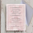 Pastel Pink Quote Wedding Anniversary Invitation additional 2