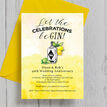 Gin & Tonic Themed 40th / Ruby Wedding Anniversary Invitation additional 3