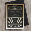 1920s Art Deco 25th / Silver Wedding Anniversary Invitation additional 2