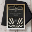 1920s Art Deco 30th / Pearl Wedding Anniversary Invitation additional 2