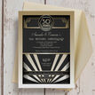 1920s Art Deco 50th / Golden Wedding Anniversary Invitation additional 3