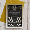 1920s Art Deco 60th / Diamond Wedding Anniversary Invitation additional 2
