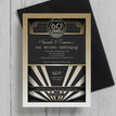 1920s Art Deco 60th / Diamond Wedding Anniversary Invitation additional 1