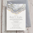 Agate Crystal 25th / Silver Wedding Anniversary Invitation additional 2