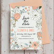 Wild Flowers Wedding Save the Date additional 4