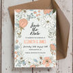 Wild Flowers Wedding Save the Date additional 2