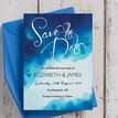Blue Watercolour Wedding Save the Date additional 2