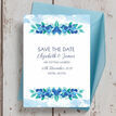 Watercolour Blueberries Wedding Save the Date additional 4