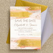 Blush Pink & Gold Brush Strokes Wedding Save the Date additional 3