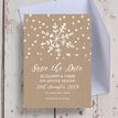 Rustic Winter Snowflake Wedding Save the Date additional 5