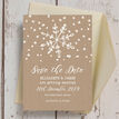 Rustic Winter Snowflake Wedding Save the Date additional 3