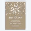 Rustic Winter Snowflake Wedding Save the Date additional 1